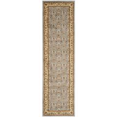 LYNDHURST, LIGHT BLUE / IVORY, 2'-3" X 12', Area Rug
