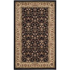 LYNDHURST, BLACK / IVORY, 3'-3" X 5'-3", Area Rug, LNH316B-3