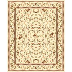LYNDHURST, IVORY / IVORY, 11' X 15', Area Rug