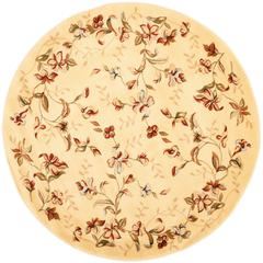 LYNDHURST, BEIGE, 5'-3" X 5'-3" Round, Area Rug