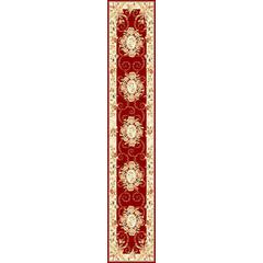 LYNDHURST, RED / IVORY, 2'-3" X 12', Area Rug, LNH328C-212