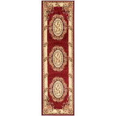 LYNDHURST, RED / IVORY, 2'-3" X 8', Area Rug, LNH328C-28