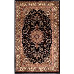 LYNDHURST, BLACK / IVORY, 3'-3" X 5'-3", Area Rug, LNH329A-3