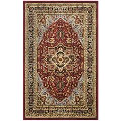 LYNDHURST, RED / BLACK, 3'-3" X 5'-3", Area Rug, LNH330B-3