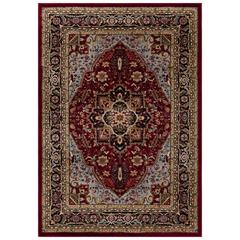 LYNDHURST, RED / BLACK, 5'-3" X 7'-6", Area Rug, LNH330B-5