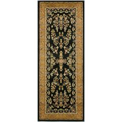 LYNDHURST, BLACK / TAN, 2'-3" X 6', Area Rug