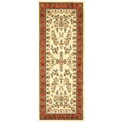LYNDHURST, IVORY / RUST, 2'-3" X 12', Area Rug, LNH331R-212