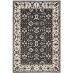 LYNDHURST, GREY / CREAM, 6' X 9', Area Rug, LNH332G-6