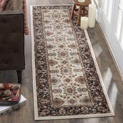LYNDHURST, CREAM / NAVY, 2'-3" X 12', Area Rug, LNH332K-212