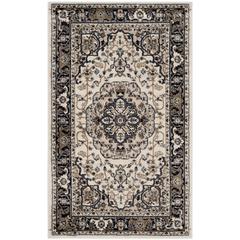 LYNDHURST, CREAM / NAVY, 3'-3" X 5'-3", Area Rug, LNH334K-3
