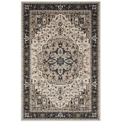 LYNDHURST, CREAM / NAVY, 6' X 9', Area Rug, LNH334K-6