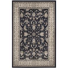 LYNDHURST, ANTHRACITE / CREAM, 8' X 10', Area Rug