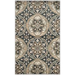 LYNDHURST, SLATE BLUE / BEIGE, 3'-3" X 5'-3", Area Rug