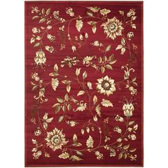 LYNDHURST, RED / MULTI, 8' X 11', Area Rug, LNH552-4091-8