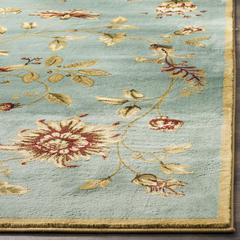 LYNDHURST, BLUE / MULTI, 6'-7" X 9'-6", Area Rug