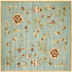 LYNDHURST, BLUE / MULTI, 6'-7" X 6'-7" Square, Area Rug