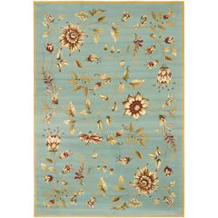 LYNDHURST, BLUE / MULTI, 8' X 11', Area Rug