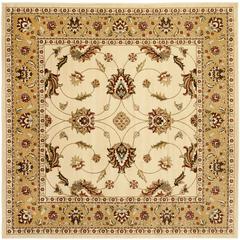 LYNDHURST, IVORY / BEIGE, 6'-7" X 6'-7" Square, Area Rug