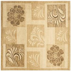 LYNDHURST, IVORY / MULTI, 6'-7" X 6'-7" Square, Area Rug, LNH554-1291-7SQ