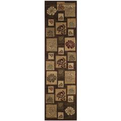 LYNDHURST, BROWN / MULTI, 2'-3" X 12', Area Rug, LNH554-2591-212