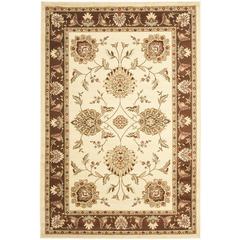 LYNDHURST, IVORY / BROWN, 5'-3" X 7'-6", Area Rug, LNH555-1225-5