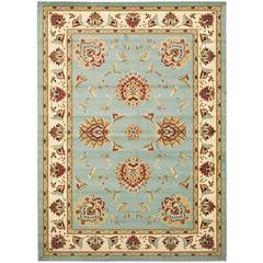 LYNDHURST, BLUE / IVORY, 8' X 11', Area Rug, LNH555-6512-8