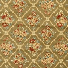 LYNDHURST, GREEN / GREEN, 6'-7" X 6'-7" Square, Area Rug, LNH556-5252-7SQ