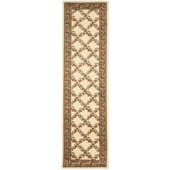 LYNDHURST, IVORY / BROWN, 2'-3" X 12', Area Rug, LNH557-1225-212