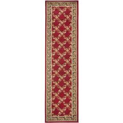 LYNDHURST, RED / BLACK, 2'-3" X 12', Area Rug, LNH557-4090-212