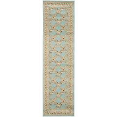 LYNDHURST, BLUE / BLUE, 2'-3" X 12', Area Rug, LNH557-6565-212
