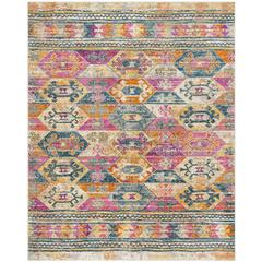 MADISON, BLUE / FUCHSIA, 8' X 10', Area Rug, MAD118C-8