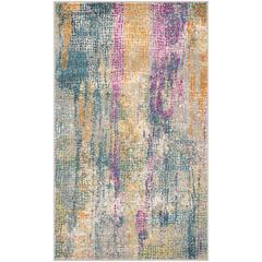 MADISON, BLUE / FUCHSIA, 3' X 5', Area Rug, MAD123C-3