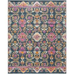 MADISON, BLUE / FUCHSIA, 8' X 10', Area Rug, MAD130C-8