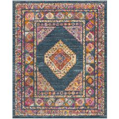 MADISON, BLUE / FUCHSIA, 8' X 10', Area Rug, MAD133C-8