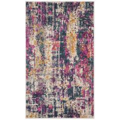 MADISON, IVORY / BLUE, 3' X 5', Area Rug, MAD143B-3