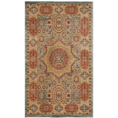 MAHAL, NAVY / RED, 3' X 5', Area Rug, MAH622C-3
