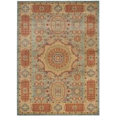 MAHAL, NAVY / RED, 8' X 11', Area Rug, MAH622C-8