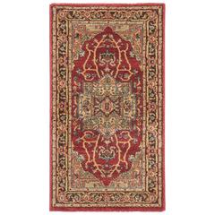 MAHAL, NATURAL / NAVY, 2'-2" X 4', Area Rug