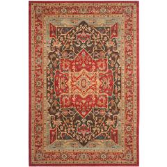 MAHAL, RED / RED, 5'-1" X 7'-7", Area Rug