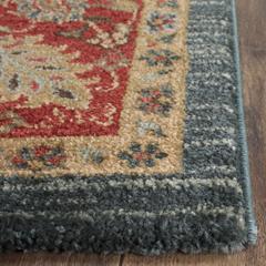 MAHAL, NAVY / RED, 10' X 14', Area Rug, MAH655C-10