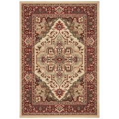 MAHAL, CREME / RED, 2'-2" X 8', Area Rug, MAH678A-28