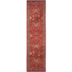 MAHAL, RED / NAVY, 2'-2" X 8', Area Rug