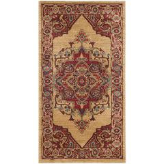 MAHAL, RED / NATURAL, 2'-2" X 4', Area Rug, MAH698A-24