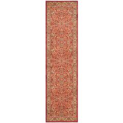 MAHAL, RED / NATURAL, 2'-2" X 8', Area Rug, MAH699A-28