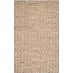 MANHATTAN, BEIGE / BROWN, 5' X 8', Area Rug