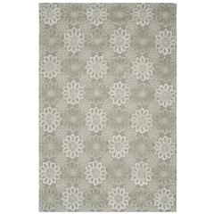 MANHATTAN, GREY / IVORY, 4' X 6', Area Rug