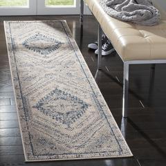 MARSEILLE 400, NAVY / IVORY, 2' X 8', Area Rug, MAR411N-28