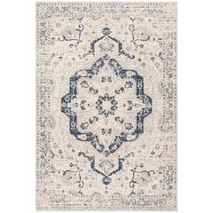 MARSEILLE 400, NAVY / IVORY, 4' X 6', Area Rug, MAR412N-4