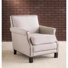 EASTON CLUB CHAIR - BRASS NAIL HEADS, MCR4572B