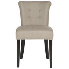 SINCLAIR 21''H  RING CHAIR (SET OF 2)  - SILVER NAIL HEADS, MCR4705D-SET2